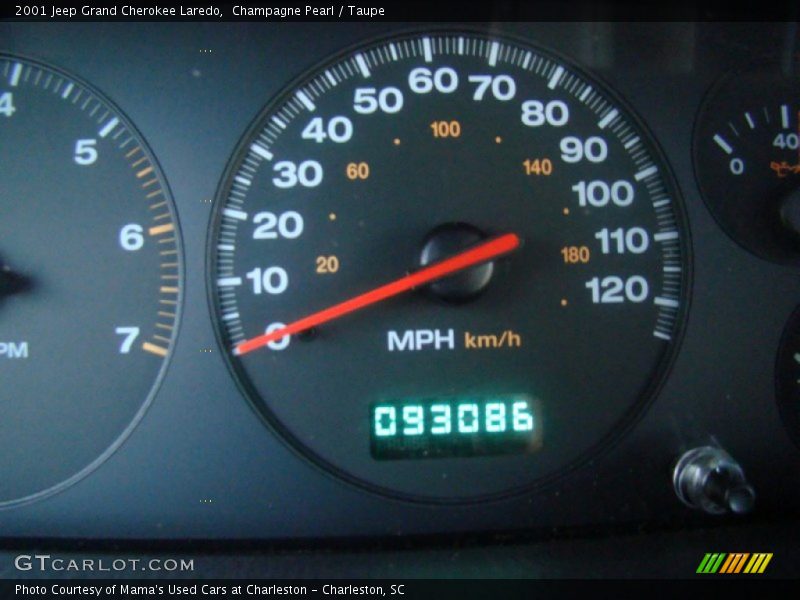 Champagne Pearl / Taupe 2001 Jeep Grand Cherokee Laredo