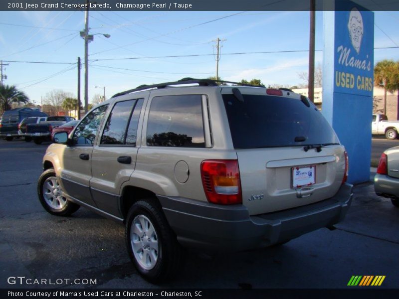 Champagne Pearl / Taupe 2001 Jeep Grand Cherokee Laredo