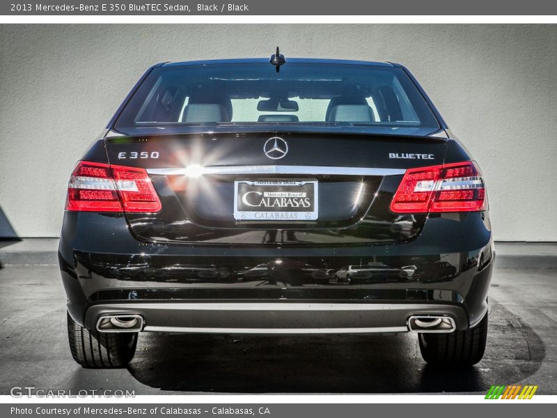 Black / Black 2013 Mercedes-Benz E 350 BlueTEC Sedan