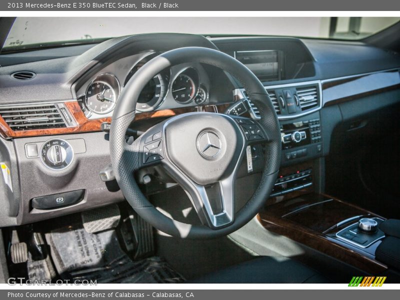 Black / Black 2013 Mercedes-Benz E 350 BlueTEC Sedan