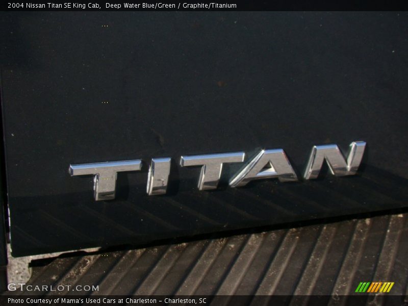 Deep Water Blue/Green / Graphite/Titanium 2004 Nissan Titan SE King Cab