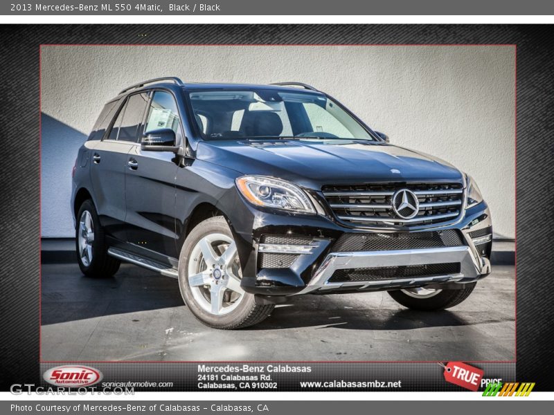 Black / Black 2013 Mercedes-Benz ML 550 4Matic