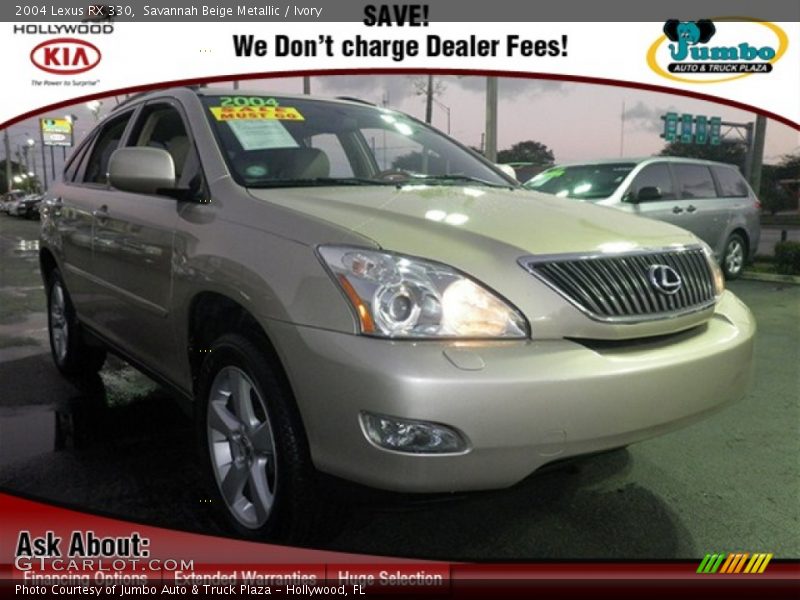 Savannah Beige Metallic / Ivory 2004 Lexus RX 330