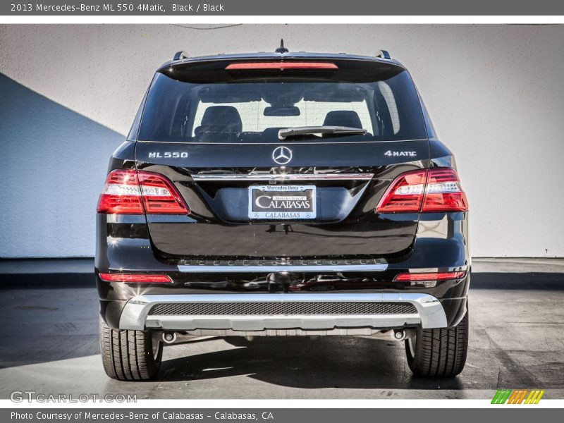 Black / Black 2013 Mercedes-Benz ML 550 4Matic