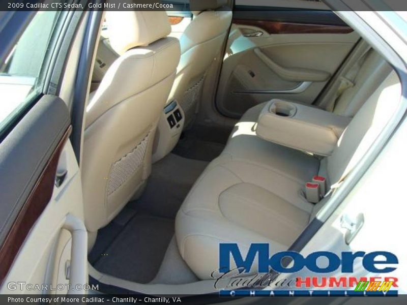 Gold Mist / Cashmere/Cocoa 2009 Cadillac CTS Sedan