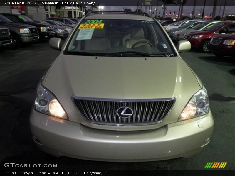 Savannah Beige Metallic / Ivory 2004 Lexus RX 330