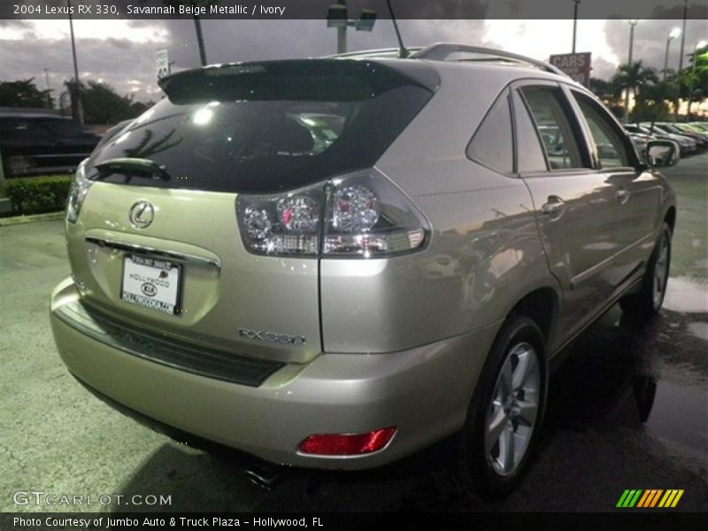 Savannah Beige Metallic / Ivory 2004 Lexus RX 330