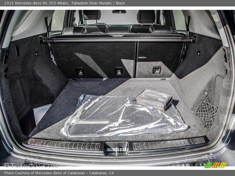 Palladium Silver Metallic / Black 2013 Mercedes-Benz ML 350 4Matic