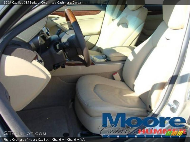 Gold Mist / Cashmere/Cocoa 2009 Cadillac CTS Sedan