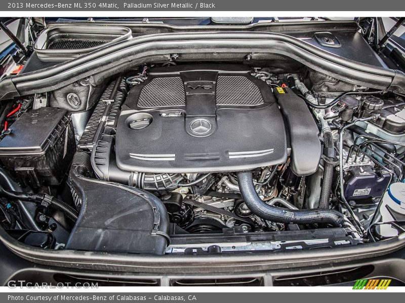 Palladium Silver Metallic / Black 2013 Mercedes-Benz ML 350 4Matic
