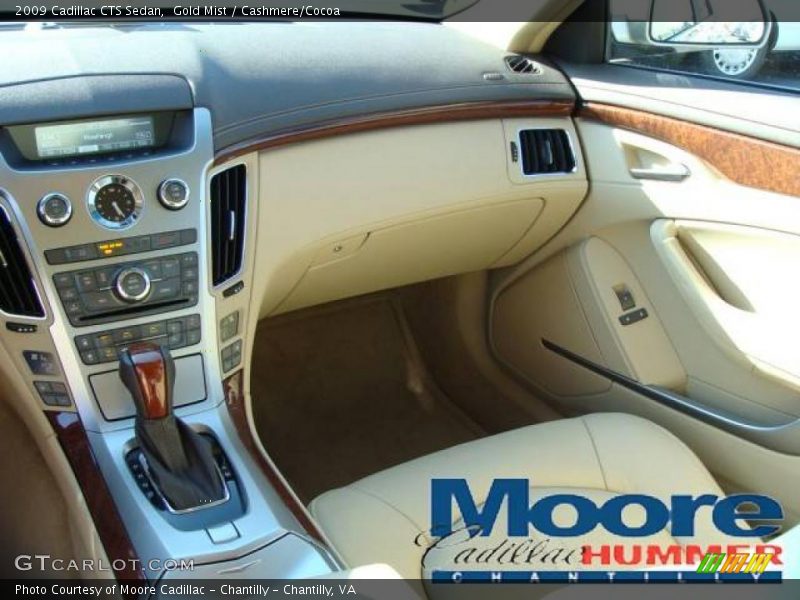 Gold Mist / Cashmere/Cocoa 2009 Cadillac CTS Sedan