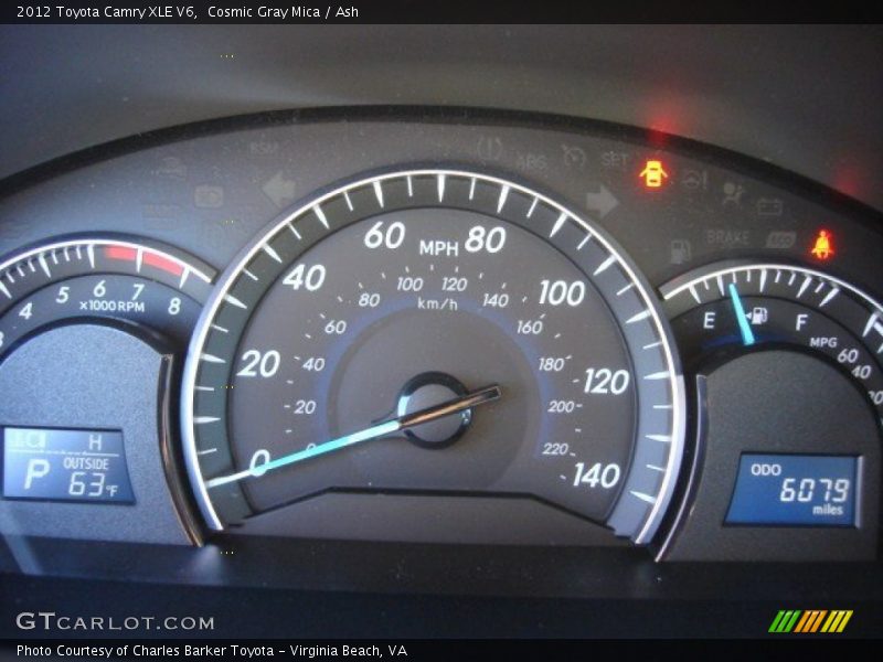Cosmic Gray Mica / Ash 2012 Toyota Camry XLE V6