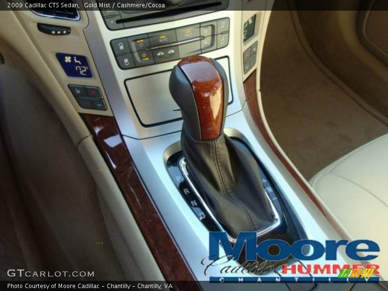 Gold Mist / Cashmere/Cocoa 2009 Cadillac CTS Sedan