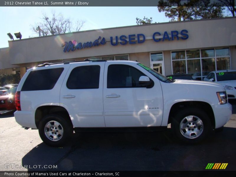 Summit White / Ebony 2012 Chevrolet Tahoe LS