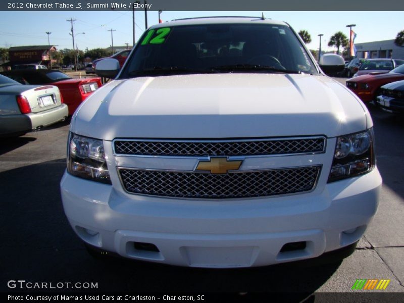 Summit White / Ebony 2012 Chevrolet Tahoe LS