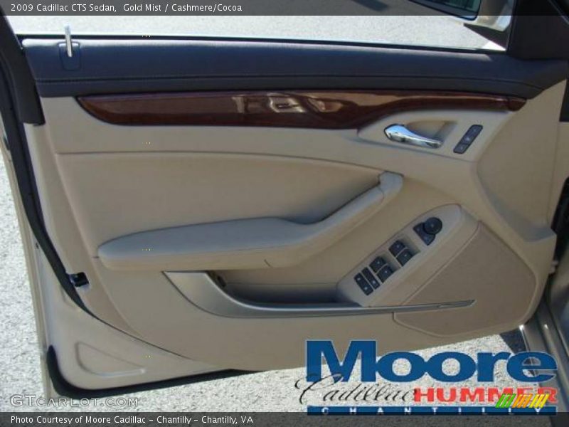 Gold Mist / Cashmere/Cocoa 2009 Cadillac CTS Sedan