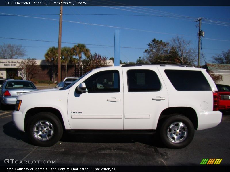 Summit White / Ebony 2012 Chevrolet Tahoe LS