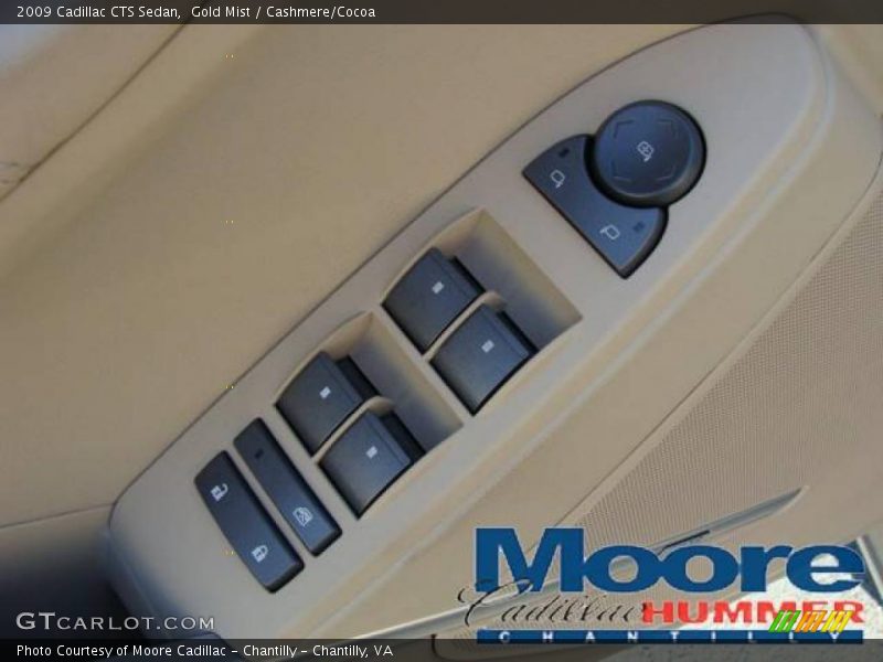Gold Mist / Cashmere/Cocoa 2009 Cadillac CTS Sedan