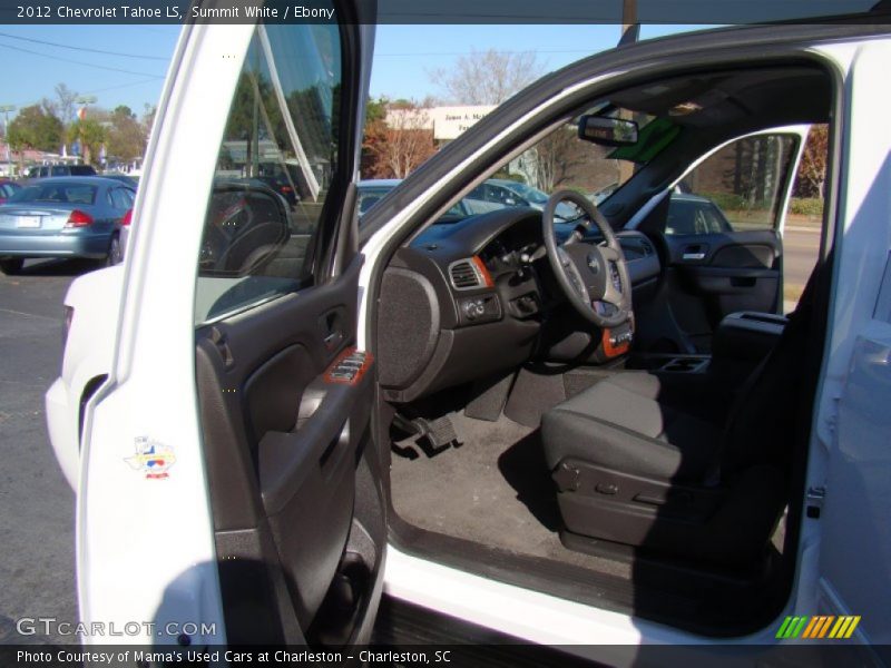 Summit White / Ebony 2012 Chevrolet Tahoe LS