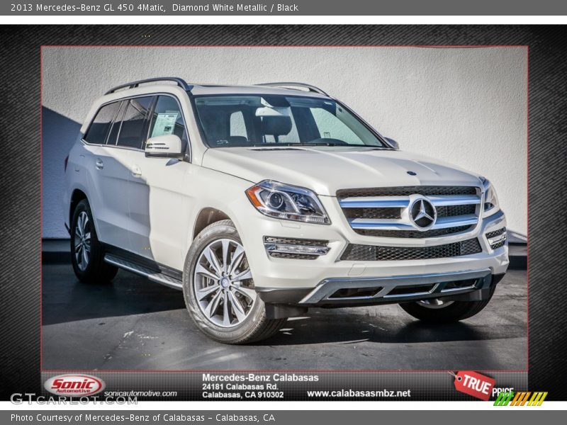 Diamond White Metallic / Black 2013 Mercedes-Benz GL 450 4Matic