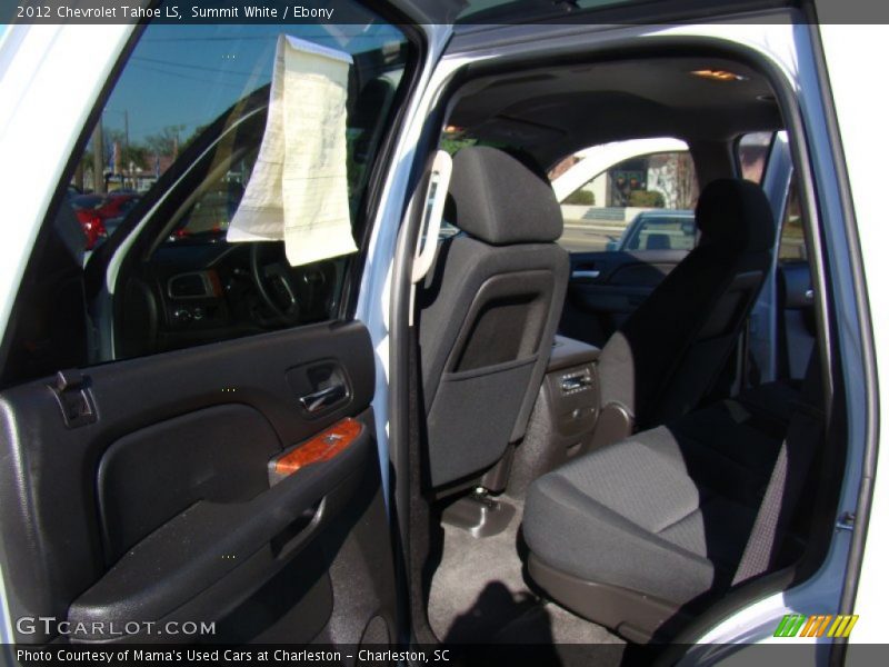 Summit White / Ebony 2012 Chevrolet Tahoe LS