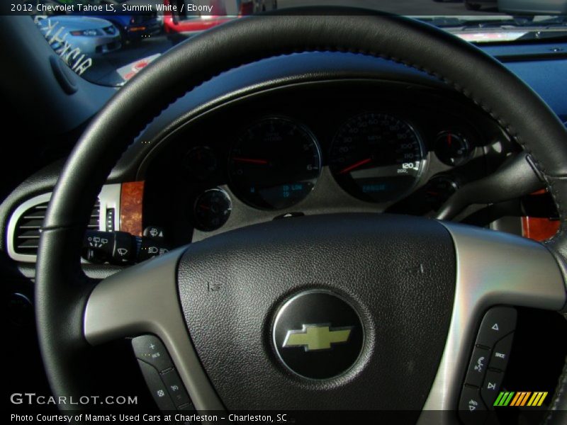 Summit White / Ebony 2012 Chevrolet Tahoe LS