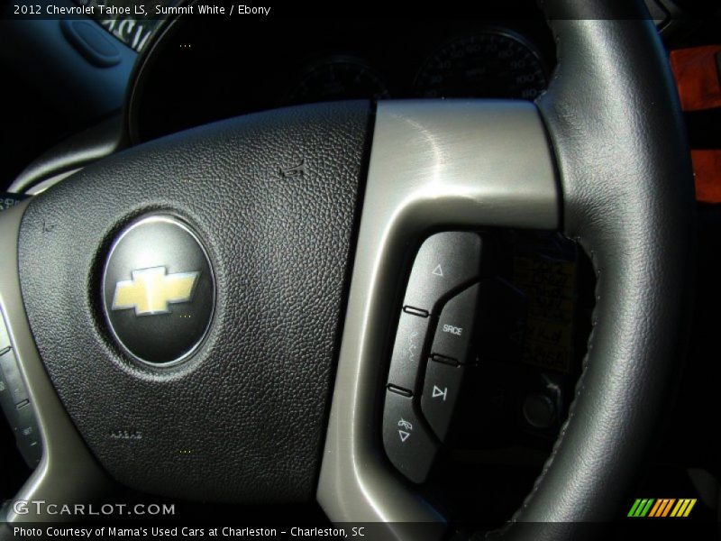 Summit White / Ebony 2012 Chevrolet Tahoe LS