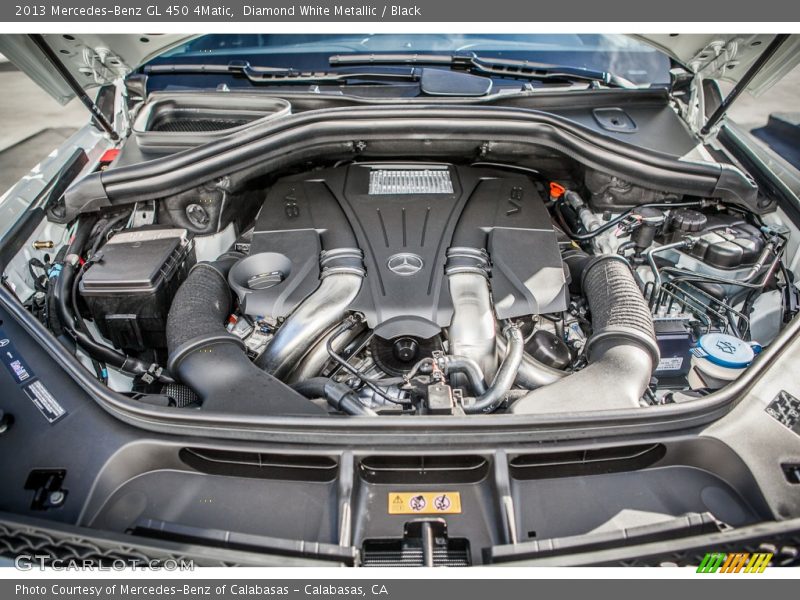 Diamond White Metallic / Black 2013 Mercedes-Benz GL 450 4Matic