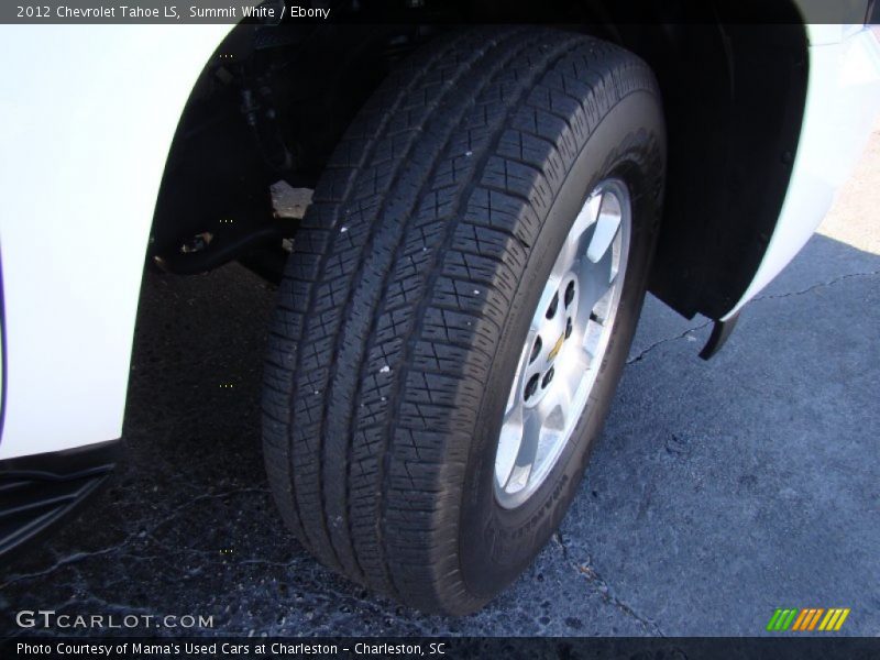 Summit White / Ebony 2012 Chevrolet Tahoe LS