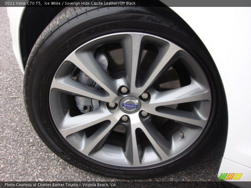Ice White / Soverign Hide Calcite Leather/Off Black 2011 Volvo C70 T5