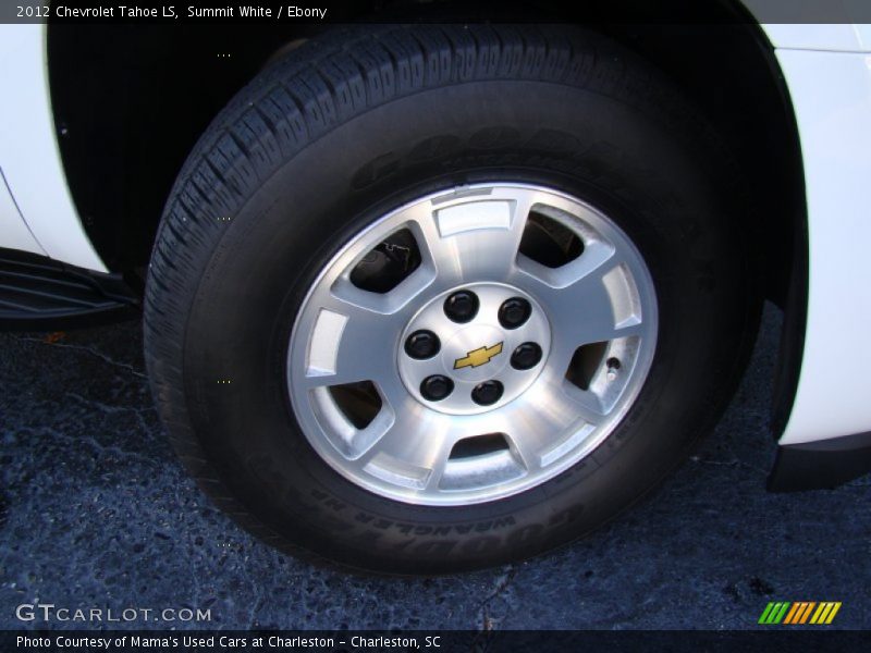 Summit White / Ebony 2012 Chevrolet Tahoe LS