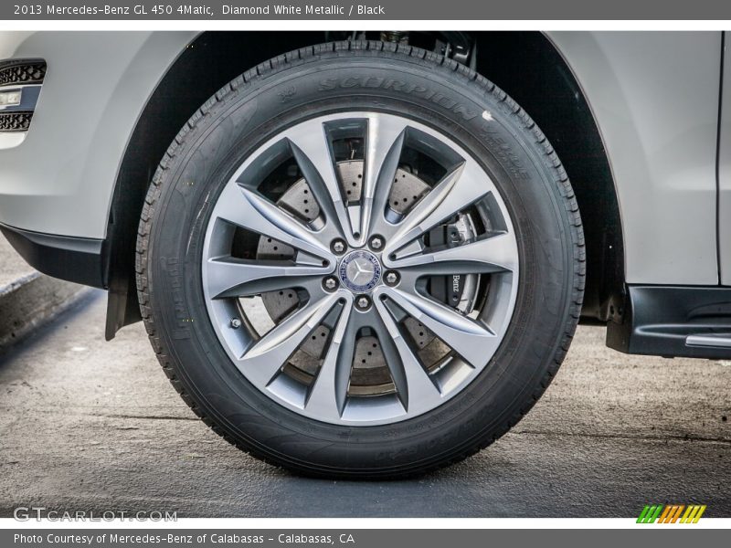 Diamond White Metallic / Black 2013 Mercedes-Benz GL 450 4Matic