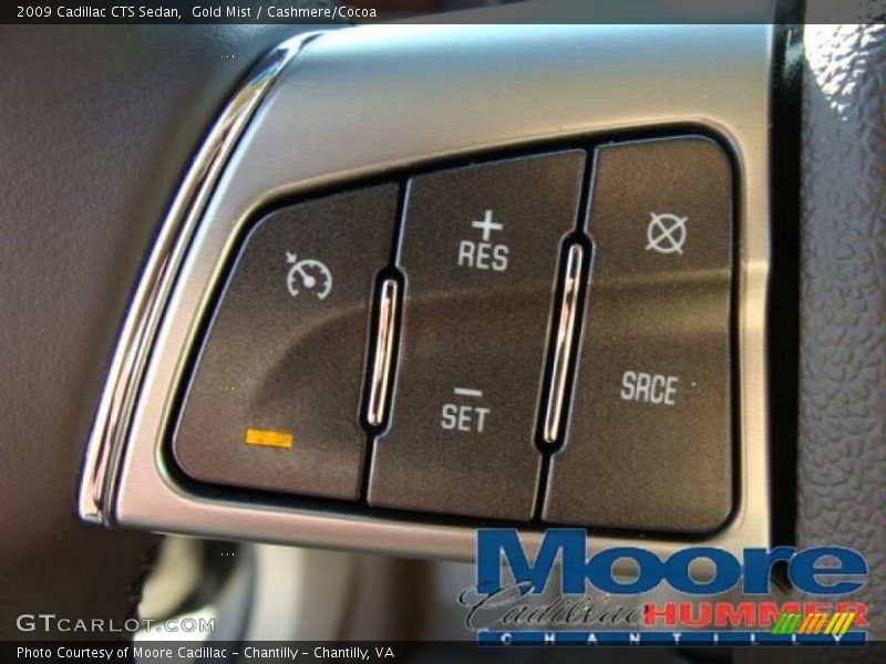 Gold Mist / Cashmere/Cocoa 2009 Cadillac CTS Sedan