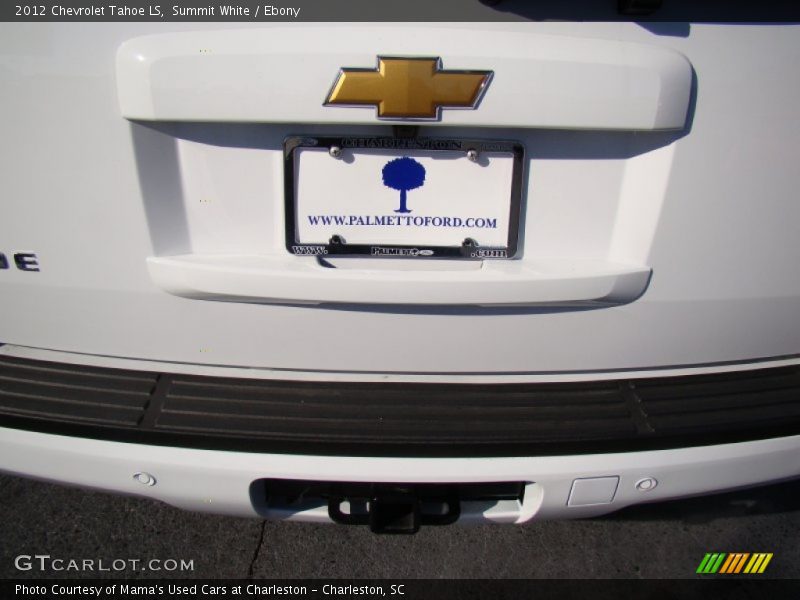 Summit White / Ebony 2012 Chevrolet Tahoe LS