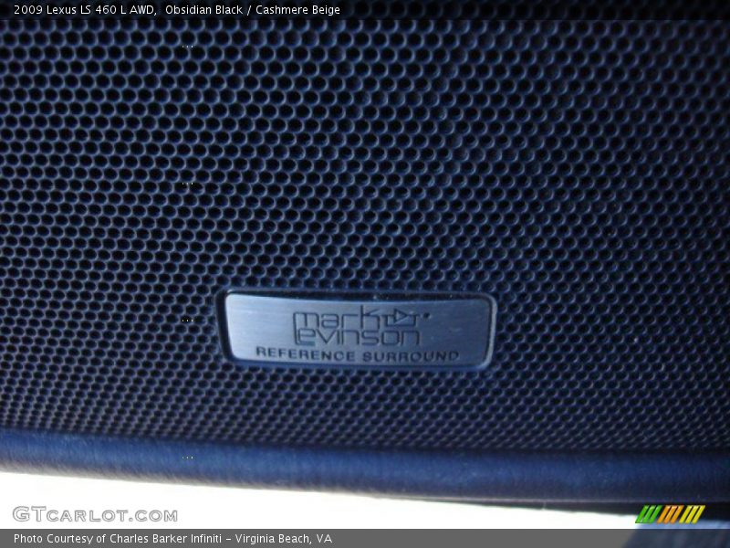 Obsidian Black / Cashmere Beige 2009 Lexus LS 460 L AWD