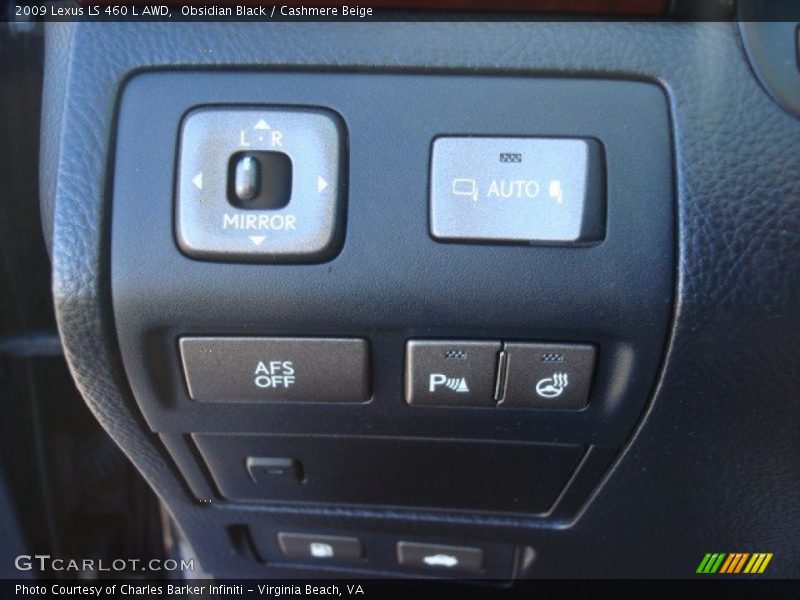 Obsidian Black / Cashmere Beige 2009 Lexus LS 460 L AWD
