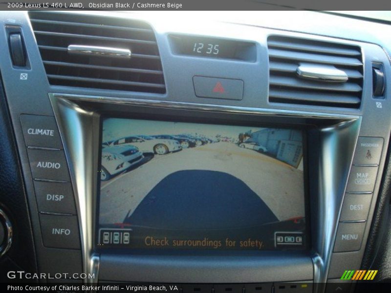 Obsidian Black / Cashmere Beige 2009 Lexus LS 460 L AWD