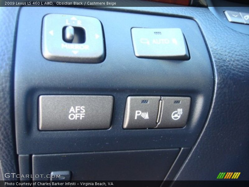 Obsidian Black / Cashmere Beige 2009 Lexus LS 460 L AWD