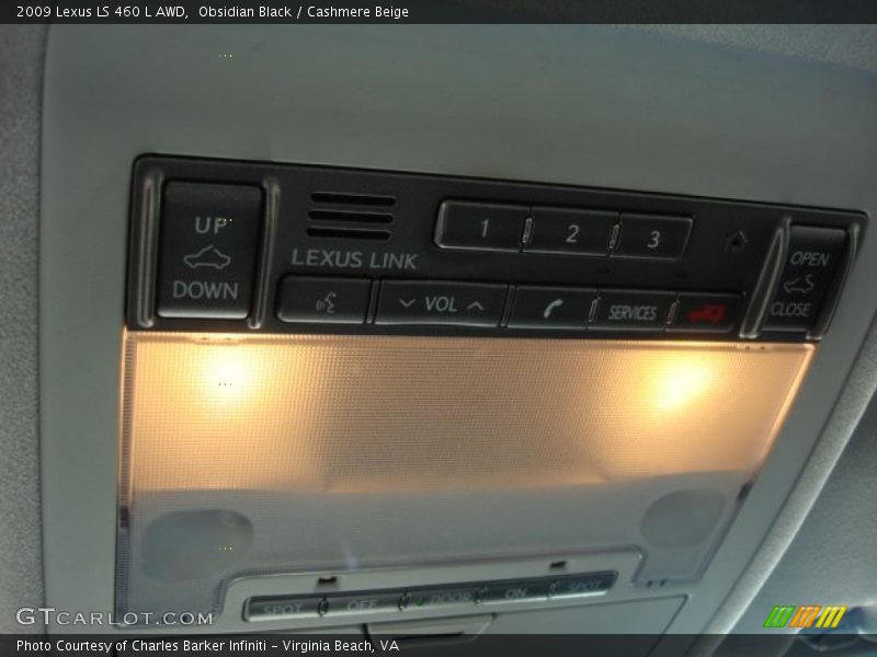 Obsidian Black / Cashmere Beige 2009 Lexus LS 460 L AWD