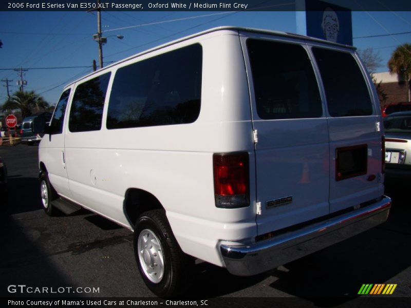Oxford White / Medium Flint Grey 2006 Ford E Series Van E350 XLT Passenger