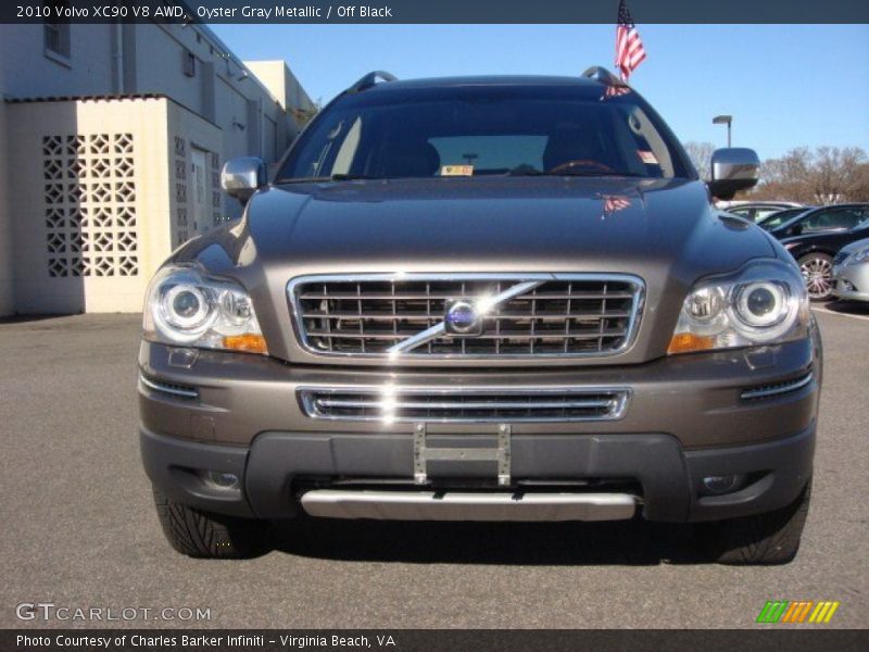 Oyster Gray Metallic / Off Black 2010 Volvo XC90 V8 AWD