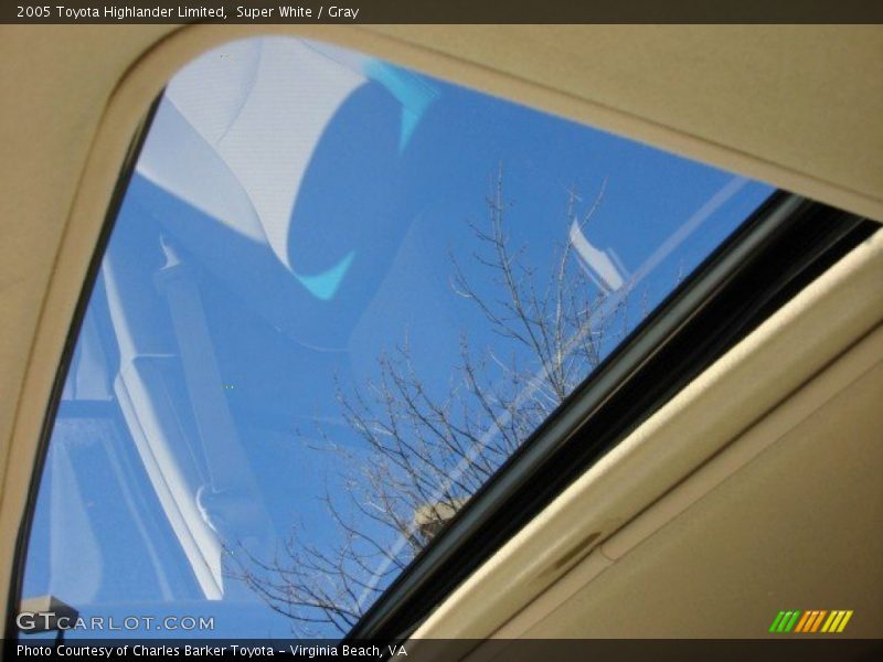 Super White / Gray 2005 Toyota Highlander Limited