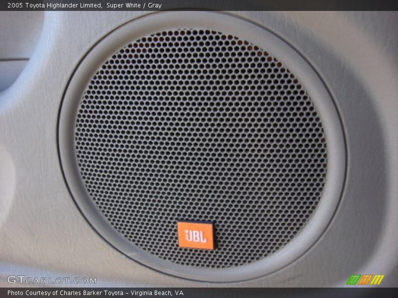 Super White / Gray 2005 Toyota Highlander Limited