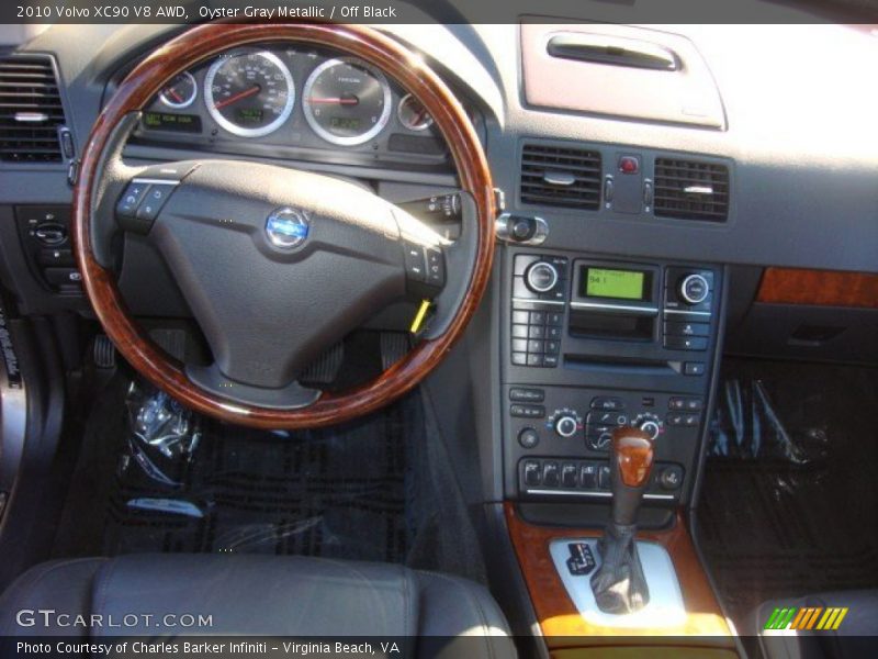 Oyster Gray Metallic / Off Black 2010 Volvo XC90 V8 AWD