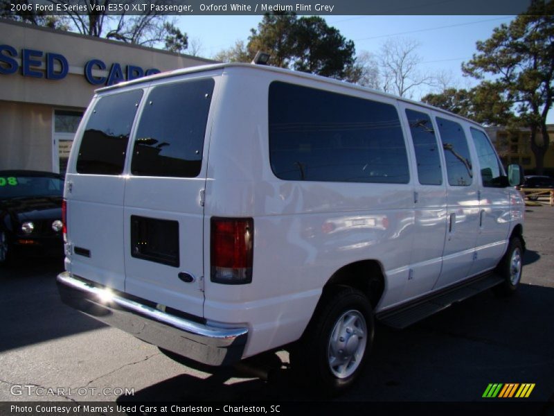 Oxford White / Medium Flint Grey 2006 Ford E Series Van E350 XLT Passenger