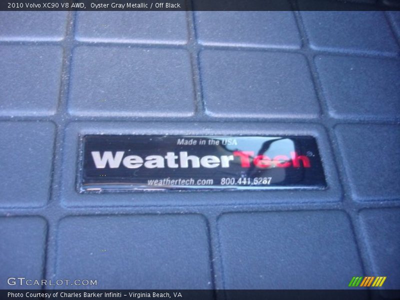 Oyster Gray Metallic / Off Black 2010 Volvo XC90 V8 AWD