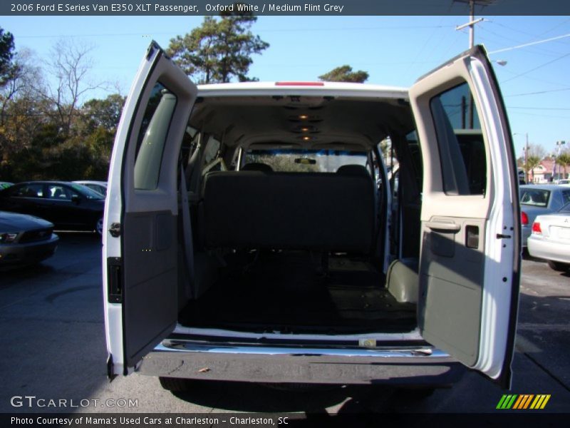 Oxford White / Medium Flint Grey 2006 Ford E Series Van E350 XLT Passenger