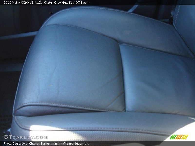 Oyster Gray Metallic / Off Black 2010 Volvo XC90 V8 AWD