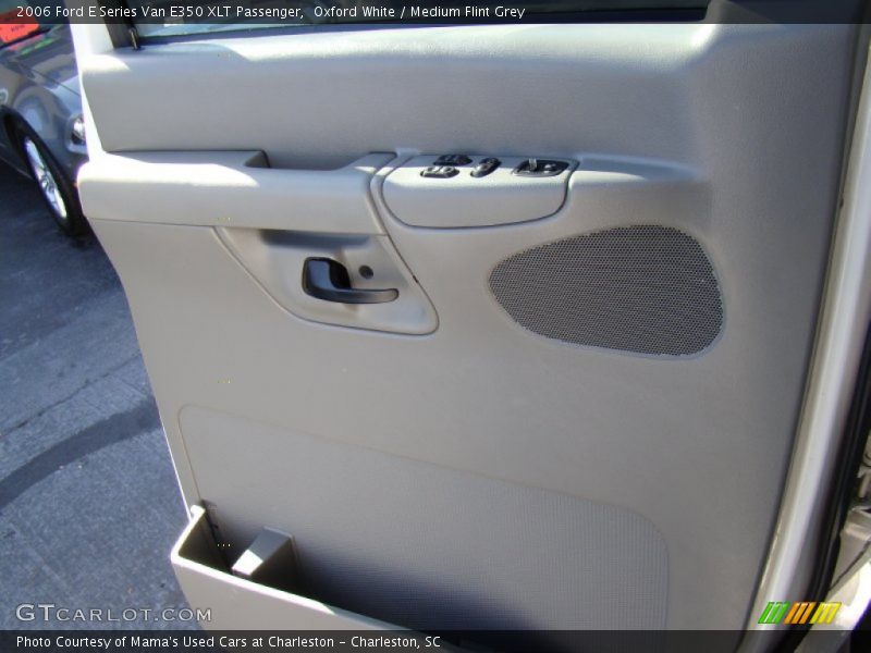 Oxford White / Medium Flint Grey 2006 Ford E Series Van E350 XLT Passenger