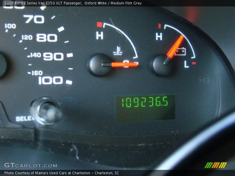 Oxford White / Medium Flint Grey 2006 Ford E Series Van E350 XLT Passenger